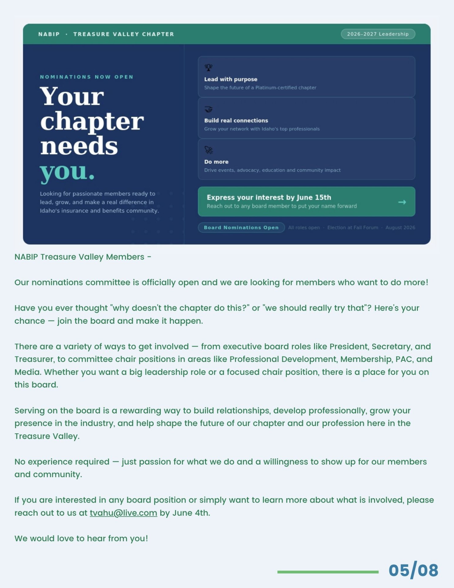 NABIP-TV May 2026 Newsletter Page 5